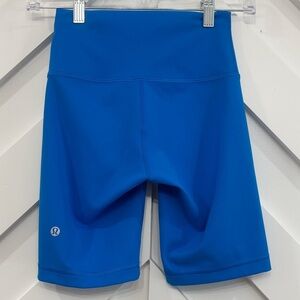 Lululemon Wunder Train High Rise Shorts 8" In Poolside Size 4